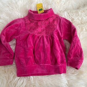 Pink Kids Turtleneck Top